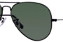 aviator classic black green polarized