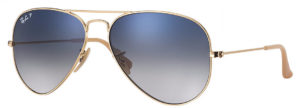 ray ban aviator gradient blue grey