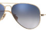 ray ban aviator gradient blue grey