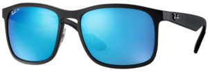 Ray Ban 4264 Chromance Black Blue Mirror