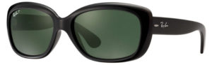 RAY ban jackie ohh black green polarized