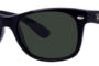 ray ban new wayfarer black green polarized