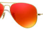 Ray Ban Aviator Orange Flash Polarized