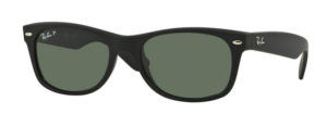 New Wayfarer Matte Black Green POLARIZED